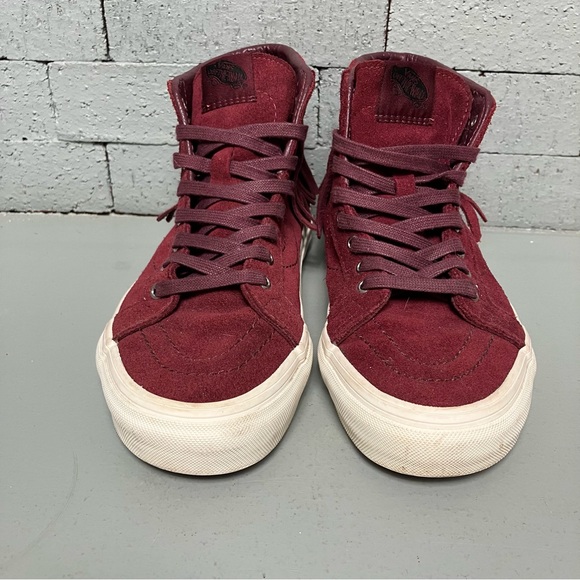 Vans Sk8-Hi Moc Unisex Port Royale Suede Sneakers - Picture 3 of 8